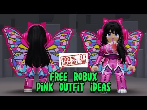 How to Make a FREE ZERO ROBUX PINK OUTFIT AVATAR IDEA in ROBLOX 😍😍