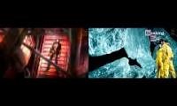 Mix of 2 videos from youtube : breaking bad death note
