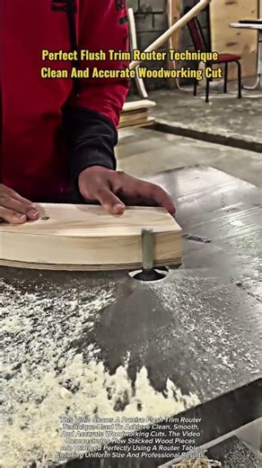 Perfect Flush Trim Router Technique | Clean and Accurate Woodworking Cut