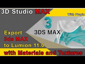 how to export 3ds MAX file with texture | 3ds MAX to Lumion | Texture export in lumion