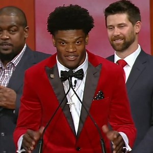 Lamar Jackson's S/O to his mom during The Heisman Trophy ceremony reminds us why Mother's Day is special ❤️ University of Louisville Football | ACC Network | College Football on ESPN
