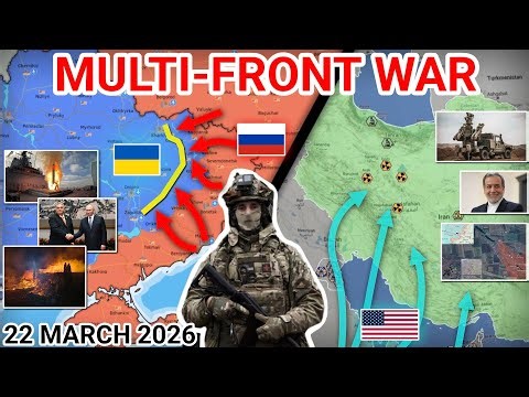 Russian Forces 3km Deep in Kupyansk | Middle East War Escalates [22 March 2026]