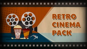 Retro cinema pack for old movie theaters