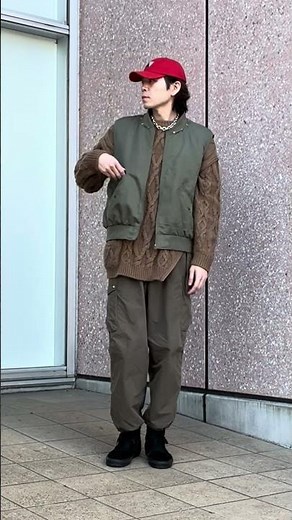 UNIQLO Uのカーゴパンツを使ったコーデ【ワイドフィットパラシュートカーゴパンツ】【Today's Outfit】#shorts #fashion #UNIQLO U