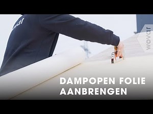 How to install breathable membrane | Water-resistant foil for roofs and facades