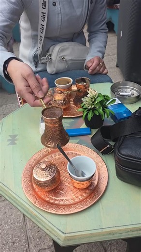 Sarajevo Street Food: Traditional Pounded Coffee 🇧🇦