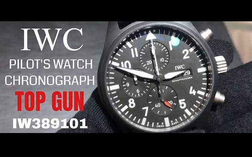IWC Pilot’s Watch Chronograph Top Gun _ 万国飞行员系列Top Gun海军空战部队计时 _ IW389101