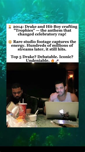 Rare 2014 Studio Footage Drake Creating Trophies With Hit Boy #drake #trophies #hitboy #2014