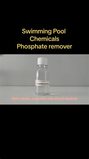Swimming pool water treatment chemicals #PhosphateRemover * 100% soluble * Compatible with all pool chemicals * Will not clog filter * Highly concentrated * Effective and quickly remove the phosphate * Improving overall chlorine efficiency #swimmingpoolmaintenance #watertreatmentchemicals #spamaintenance