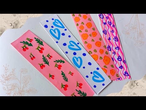Handmade Bookmarks for Study Time / Simple Craft Ideas