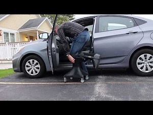 Hands Free Knee Scooter RollerFoot in Car