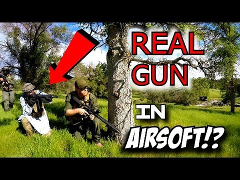 REAL Gun in AIRSOFT!?
