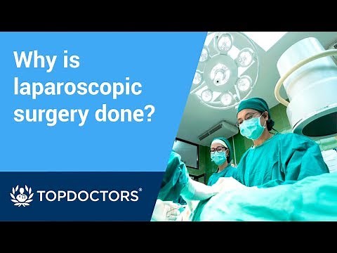 Why is laparoscopic surgery done?