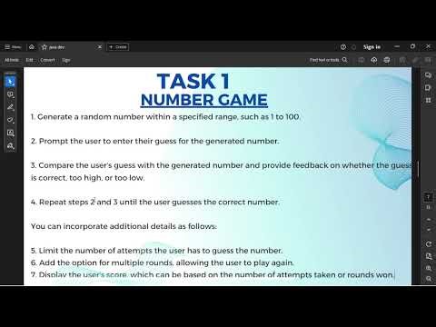 CodSoft (Java Development) - Task 1 - Number Game #webdevelopment #internship