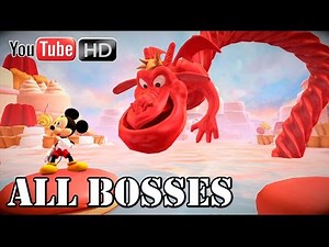 Castle of Illusion Starring Mickey Mouse - ✪ All Bosses ✪〘HD〙