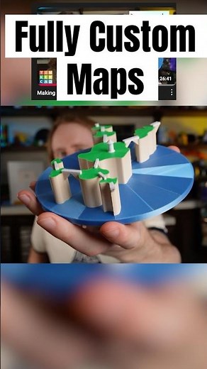 3D Area Map Tutorial 🗺️ (Preview - full video in my channel!) #dnd #diy #3dprinting #deckofdmthings