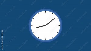 Close-up of clock hands moving slowly, Clock Face 3 Close Up in Time Lapse, clock face displaying one minute past eleven o’clock
