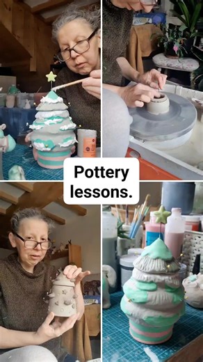 I had a few people recently ask if I do clay making lessons. I don't have any room at home to do physical lessons, but it's always been an idea to do some online pottery projects and "how to" tutorials in real time and in greater detail. I dabble a bit over on You-Tube. But it's the whole horizontal filming! Such a faff 😄 Spotted in my Facebook that I could offer a subscription service. After some thought, I've set one up, just for the longer lessons. So, for the hefty cost of 99p a month (Blim