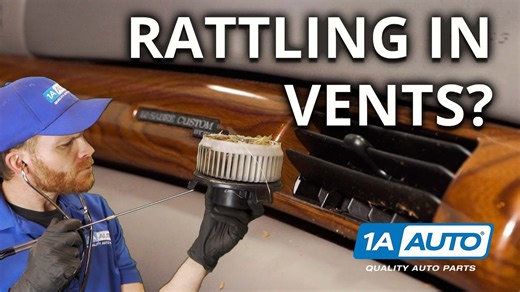 Rattling noise coming from heatAC vents in your car or truck Find blower motor problems easily