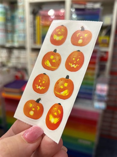 Jack O Lantern Pumpkin Halloween Stickers - Etsy