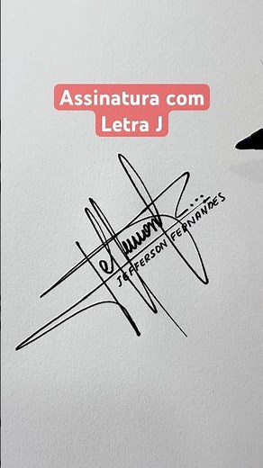 Como você Assina? Como criar uma assinatura BONITA e Fácil. #tutorial #signature #calligraphy #art #