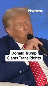 12K views · 123 reactions | Donald Trump spoke out against transgender people once again while speaking at an event hosted by anti-LGBTQ+ group Moms for Liberty. | PinkNews | Facebook