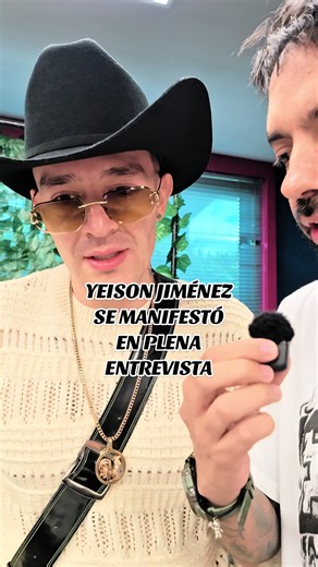 Yeison Jiménez se manifestó en plena entrevista con Luis Alfonso