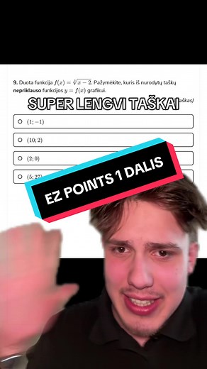 VBE pasiruošimas: Super lengvi taškai (EZ Points 1 dalis)