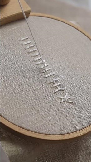 Sheaf stitch embroidery tutorial