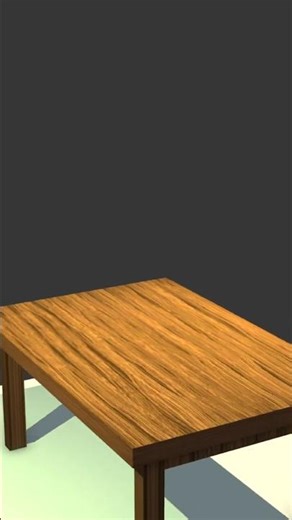 From Cube to Table 🪵 | Beginner 3D Modeling Guide | #shorts #ytshorts #youtubeshorts
