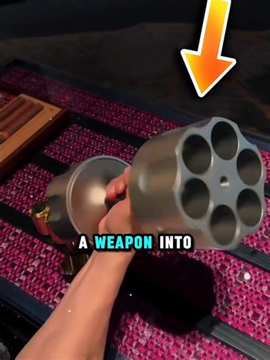 This Dumbbell is Loaded Like a Revolver😳