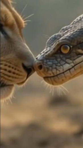python vs lion fight #subscribe #like#shair.