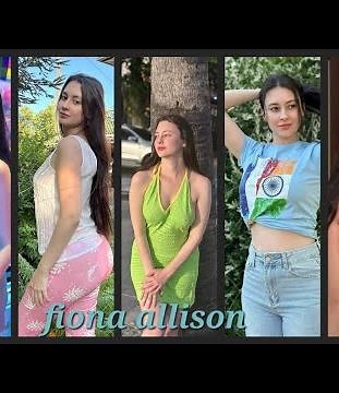 New beauty queen spean model fiona allison instagram reels trending vacation video |ET