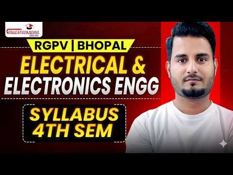 RGPV Electrical & Electronics Engineering (EX) B.Tech 4th Sem 2nd Year Syllabus | Road Map for EX