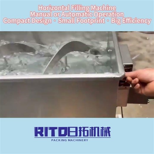 Horizontal Filling Machine – Full Working Process Demo