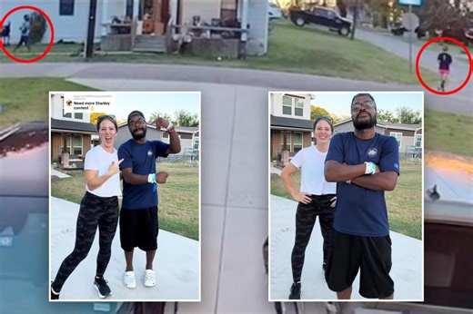 Jogger goes viral after concerned neighbor asks if she’s OK in uplifting caught-on-video encounter