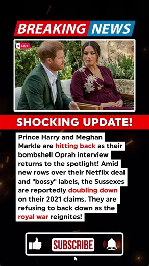 URGENT: Prince Harry & Meghan Hit Back as Bombshell Oprah Interview Returns to Light!