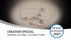 Kennen Sie Creation von Juwelo? Dort werden alle Schmuckstücke exklusiv nach Ihren Wünschen angefertigt. Am Samstag gibt es bei Juwelo von 14.30 bis 17 Uhr ein Creation Spezial. Live im Studio ist unser Goldschmied Jost, der Ihnen alle Besonderheiten der Schmuckherstellung näher bringen wird. Schalten Sie ein oder schauen Sie online über diesen Link: http://bit.ly/2bhAeSg | Juwelo Deutschland