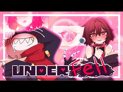 UM BEIJO INDIRETO! | As aventuras de Fell! Sans e a crescida Frisk | Underfell