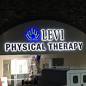 Custom LED Channel Letter Signs Front Light and Back Light Letters Sign,LED House Address Numbers, Outside Modern Signage,Shop Street Sign,3D Backlit Sign,LED Metal Sign,Business Sign,Indoor Outdoor Logo for Decor. (Outdoor, Back Light Sign)