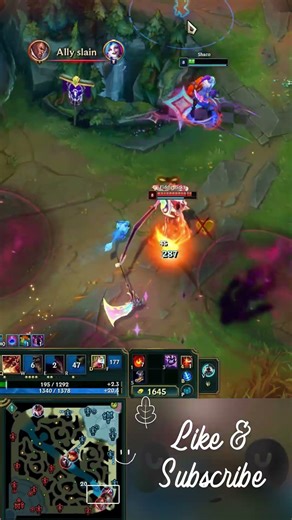 Fiddle, you are so greedy!! #leagueoflegends #shaco #outplay #gaming #shorts