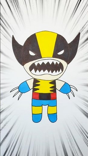 How to draw Wolverine | Step by step superhero drawing