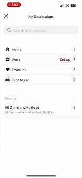 How to set a home address in the Toyota app for use with Drive Connect navigation