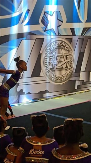THE CROWD WAS SHOCKED THAT SHE COULD DO THIS!! #shorts #cheer #tumbling