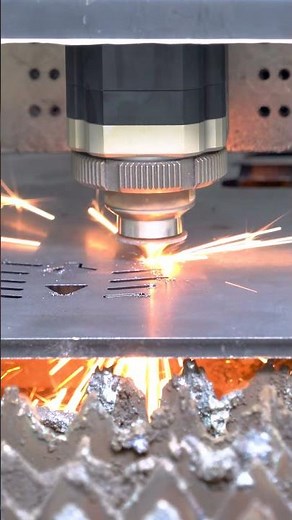 Cortadora láser de fibra Hongniulaser de 6KW para acero al carbono de 8 mm