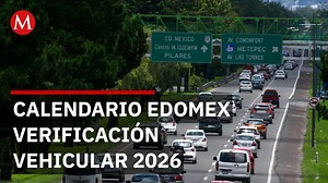 Edomex publica calendario oficial de verificación vehicular 2026