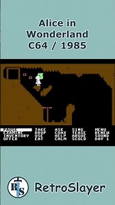 Alice in Wonderland Gameplay Commodore 64