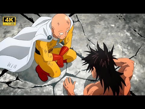 Saitama Vs Bakuzan and Gouketsu | One Punch Man Baddass 🗿 Moments in Hindi