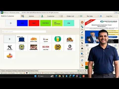 How to Take Orders in EPOS System | Switch & Save Retail POS UK (Step-by-Step)