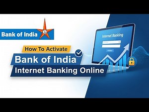 How To Activate Bank of India Net Banking Online | BOI Internet Banking Online Registration
